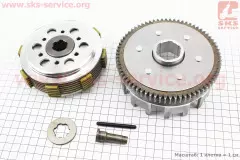 Зчеплення в зборі CB-150/200сс на 6 болтів, маховик 70 зубів (Китай)