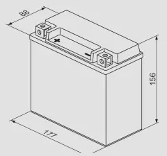 Акумулятор BOSCH 0092M60240 18Ah 250А