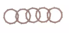 Диски зчеплення 12V (текстоліт, 5шт, комплект) ЯВА, (EVO)