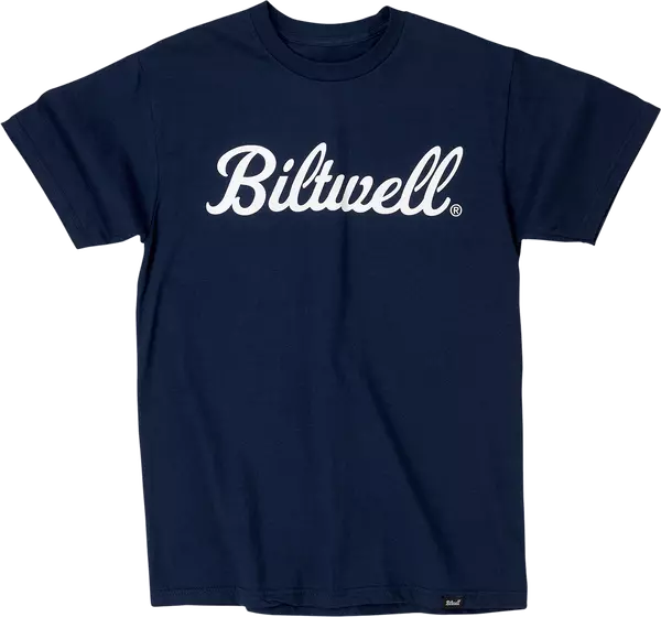 Футболка BILTWELL Script, Синій/Білий, S