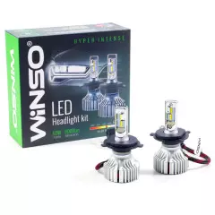 Світлодіодна лампа Winso LED H4 12/24V 60Вт, 8000Лм., 6500К, Lumileds ZES Chi
