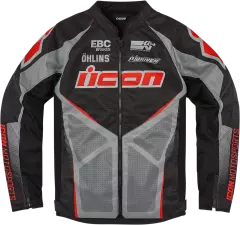 Мотокуртка Icon Hooligan Ultrabolt, Чорний, XL