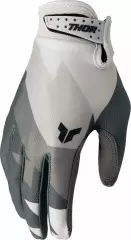 Моторукавички THOR LAUNCHMODE, Сірий/Білий, XL