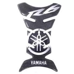 Наклейка на бак Yamaha карбон, Чорний