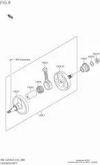 Nut,16mm rm-z250k4 (K9221-00069-000)