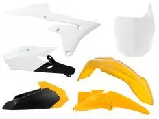 Комплект пластику RACETECH YZF-GY0-614, Жовтий/Білий/Чорний