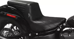 Сидіння Le Pera Kickflip Solo 18-19 FXBB з діамантовим рядком (0802-1155), Чорний