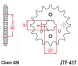 Зірка передня JT Sprockets JTF417.13