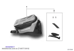 Крепление сумки на топливный бак задн. (71607713016)