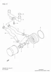 Clip gsx1400 id  16, (09401-16406-000)