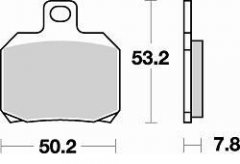 Колодки тормозные дисковые Braking 828CM56