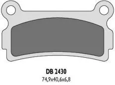 Колодки гальмівні дискові DELTA DB2430MX-D