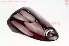 Пластик передній верхній дзьоб WIND темно-бордовий (Китай)