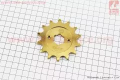 Зірка передня Viper-125-150J CG/CB 520H-14T під шліц 4мм GOLD (SFR)