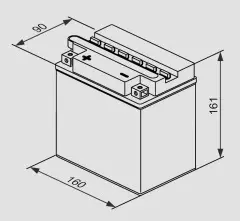 Акумулятор BOSCH 0092M4F390 16Ah 200A