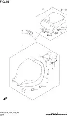 Band,seat pillion vl (45380-43H00-V4Y)
