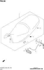 Cable, seat lock dl6 (45280-11J00-000)