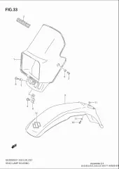 Emblem dr650se/y (68171-44B00-8YM)