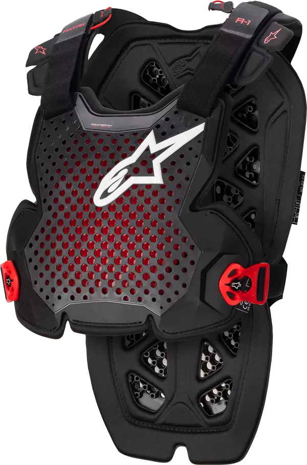 Мотозахист грудей Alpinestars A-1 Roost, Чорний/Червоний, M, L