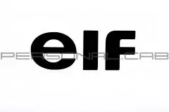 Наклейка логотип ELF (16x6) (1893)