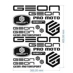Наклейка логотип Geon Universal, Чорний