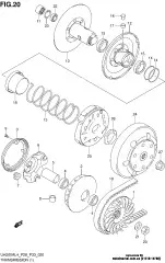 Nut, shoe clutch an2 (21518-14F00-000)