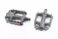 Педалі MTB 9/16, (112x80x25mm) пластикові чорні, (Neco)