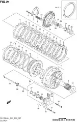 Plate, clutch dl1000 (21442-31J00-000)