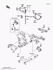 Заглушка,бокова кришка ZX1100-A1 (920661127)