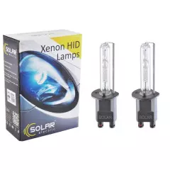 Лампа ксенонова SOLAR H1 CERAMIC, 6000K, 85V, 35W P14.5s KET (2 шт.), Білий