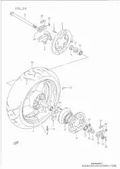 Absorber,rear hub sh (64651-17E00-000)