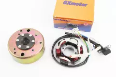 Магнето в зборі (6 котушок) 5 проводів - 3 + 2 50-100сс 4Т, (Gxmotor)