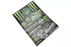 Наклейки набір 18шт MONSTER ENERGY MONSTER ENERGY (20х30см)