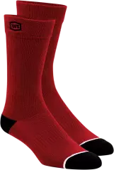 Шкарпетки 100% SOLID, Червоний, L, XL