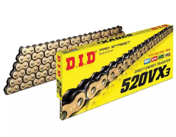 GOLD  DID520VX3GB112ZB - купити Ланцюг приводний D.I.D. 520VX3 G&B