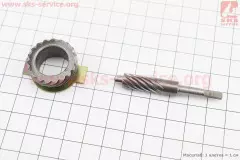 Шестерня спідометра метал з черв