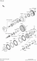 Spring, clutch hub d (K9214-51456-000)