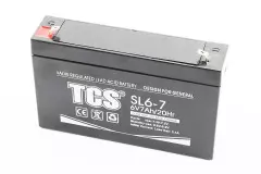 Акумулятор TCS 6V7Ah SL6-7 кислотний (L150*W35*H95mm) для ДБЖ, іграшок та ін.