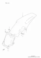 Body rear fender (63112-28E01-000)