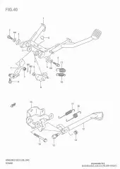 Кронштейн лівий цент (42280-10g01-000)
