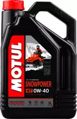 Олива моторна Motul SNOWPOWER 4T SAE синтетична 0W-40 4л