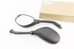 Дзеркала DIO чорні краплі М8 довга ніжка в чохлі гумовому (ССС-знак якості) (ZHENGHE)