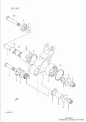 Bolt,rear cushion le (62658-01B00-000)