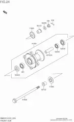 Collar,fr brake drum (K9215-21197-000)