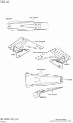 Mark, fender rm-z250 (K5605-20447-000)