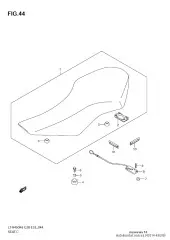 Molding,seat lt-r450 (45214-45G00-000)