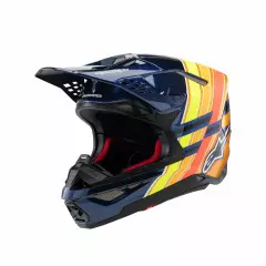 Шолом Alpinestars Supertech M10 TLD Edition 25, Синій/Помаранчевий/Жовтий, XS