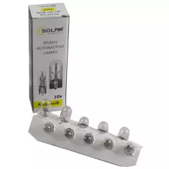 Лампа розжарювання SOLAR W5W 12V 5W W2.1x9.5d (1шт.), Білий