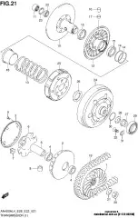 Cover,movable an400- (21122-05H00-000)