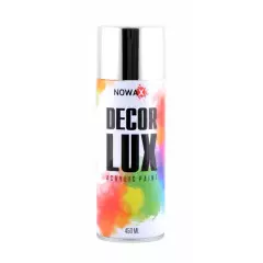 Фарба акрилова NOWAX Decor Lux Spray хром 450мл., Хром